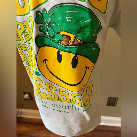 SIMPLY SOUTHERN short sleeve ST. PATRICKS DAY t-shirt. NWT - Picture 7 of 13